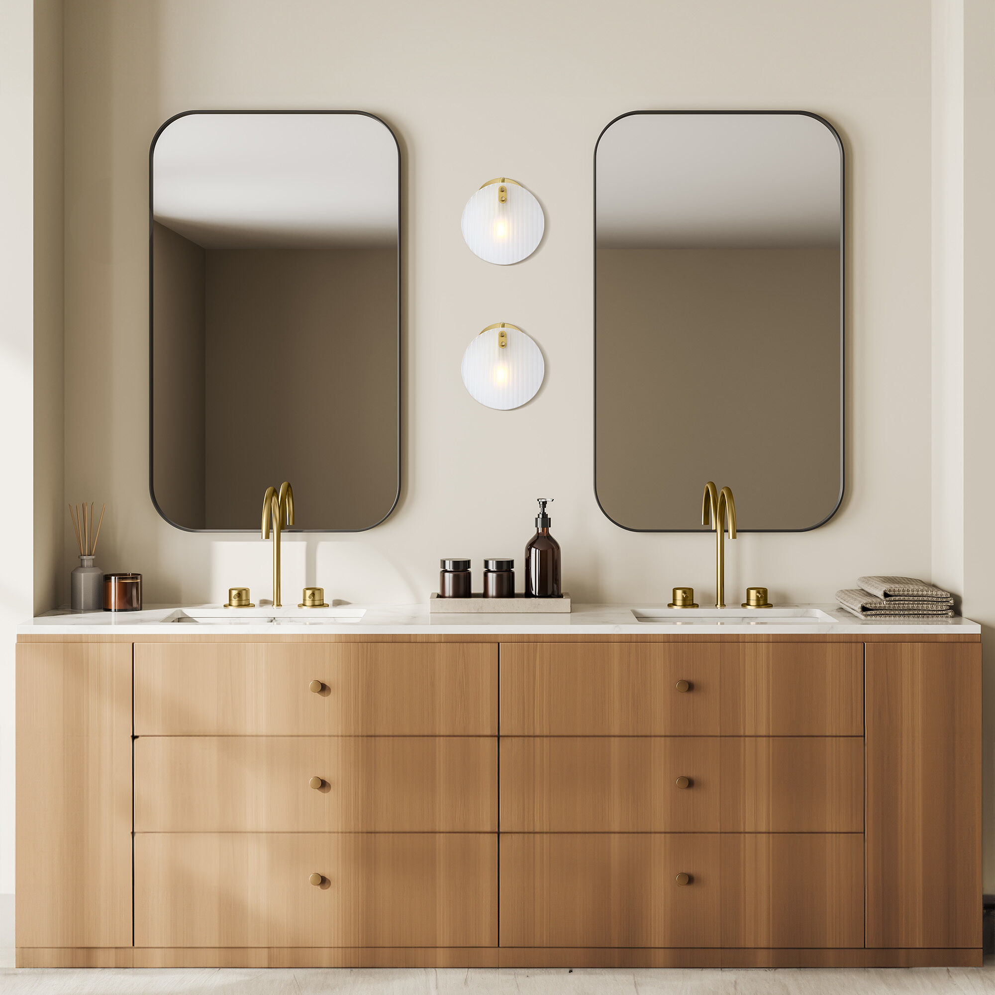 Sky Fall 1 Light 8 inch Brushed Gold Wall Sconce Wall Light